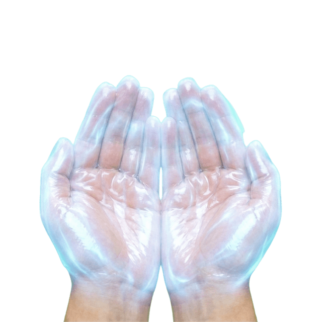 Protect hairdresser hands against hair dye and washing